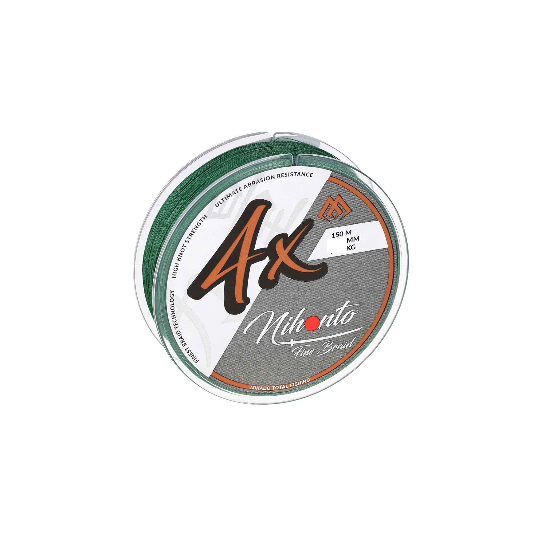 Linha Trançada 0,50mm 41,8kg 150m Nihonto Fine Braid Verde 2/7