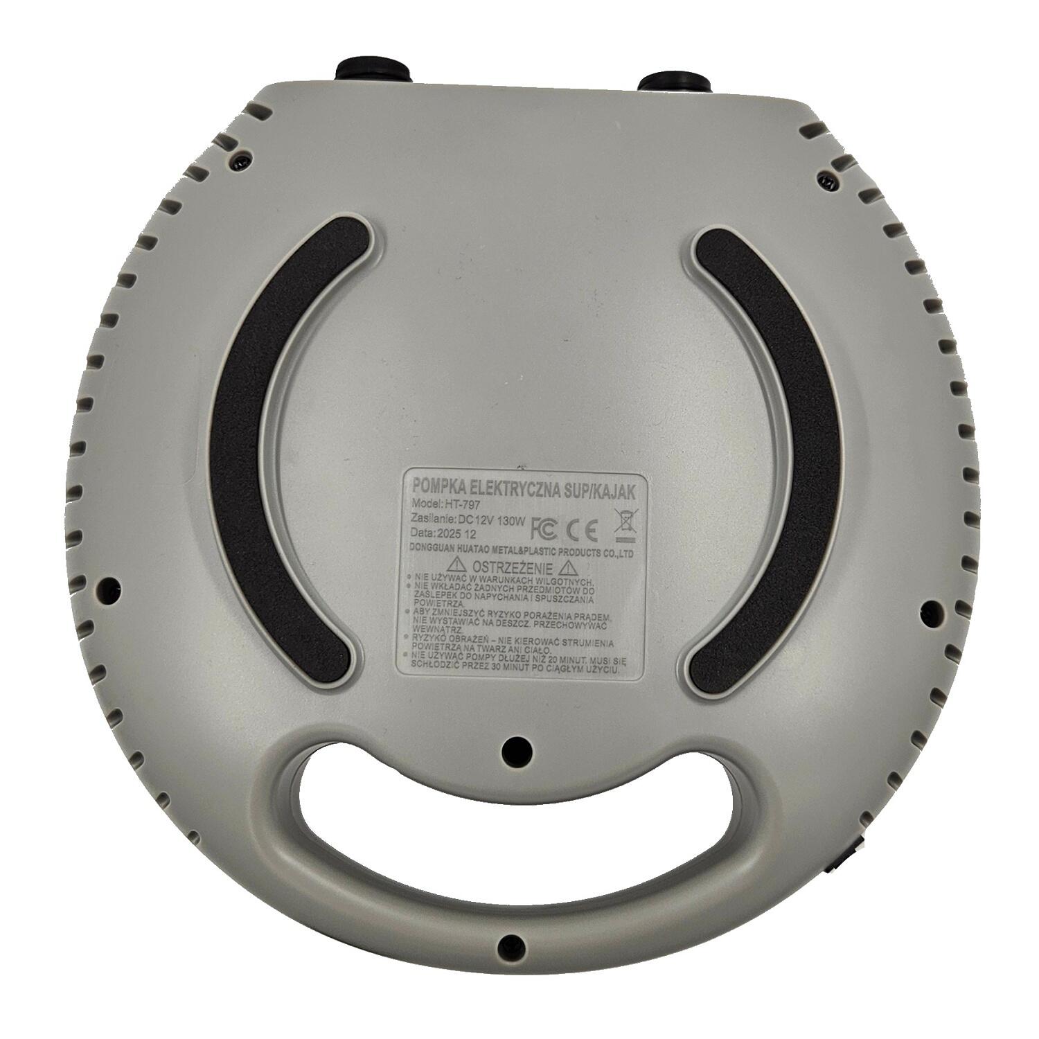 Pompka elektryczna do pompowania kajaka sup Scorpio Kayak HT-797 12V 20PSI 3/6
