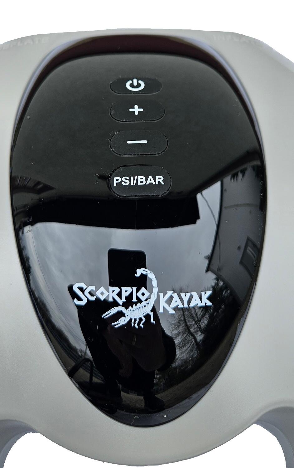 Pompka elektryczna do pompowania kajaka sup Scorpio Kayak HT-797 12V 20PSI 5/6