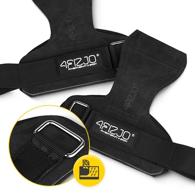 Pásky na mrtvý tah Deadlift Straps kožené 6/7