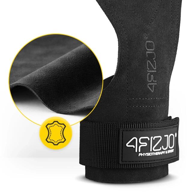 Pásky na mrtvý tah Deadlift Straps kožené 7/7