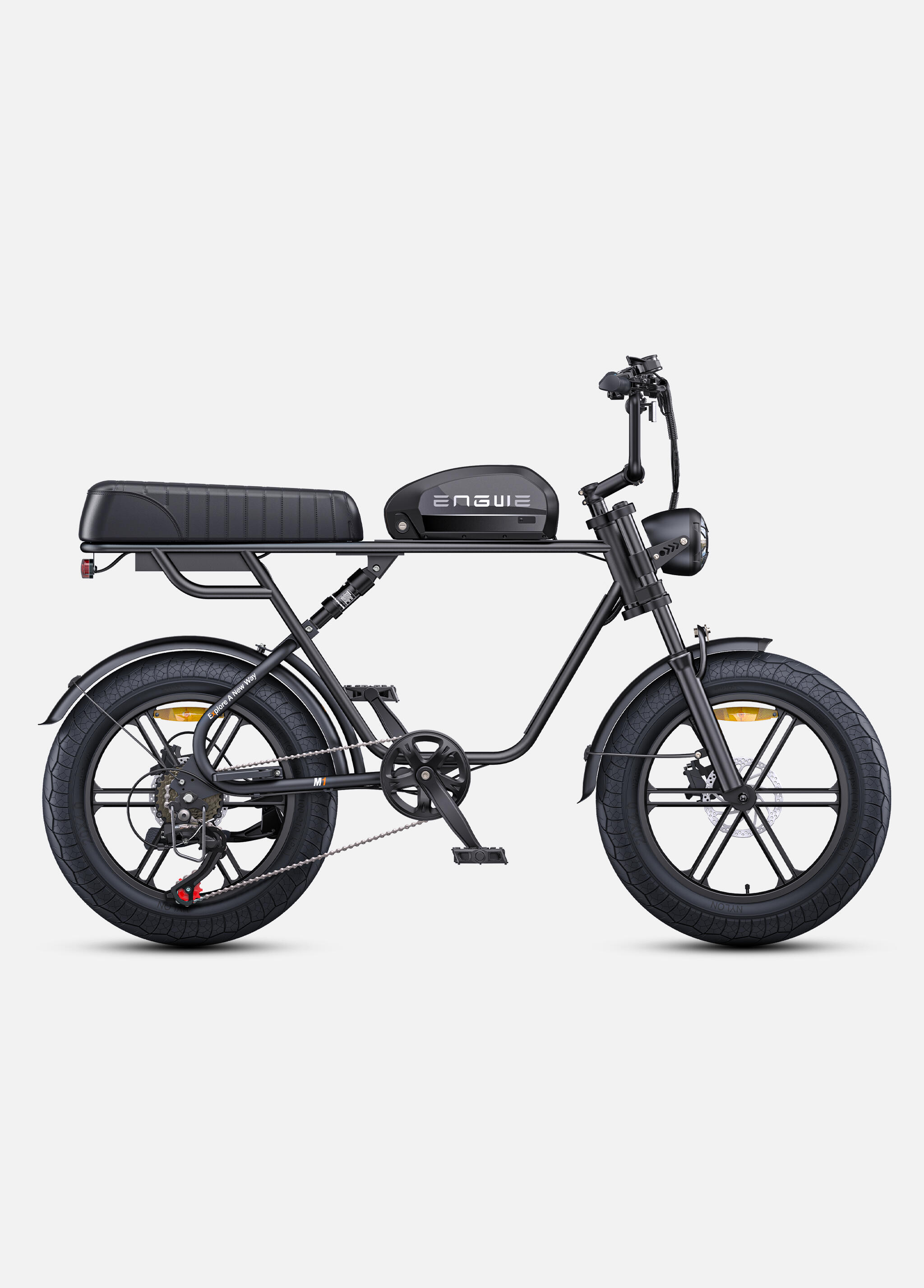 Bicicleta eléctrica ENGWE M1 con frenos hidráulicos Shimano 2/7