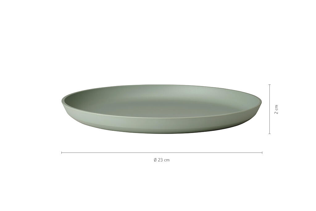 Mepal Silueta Teller - Nordic black 5/6