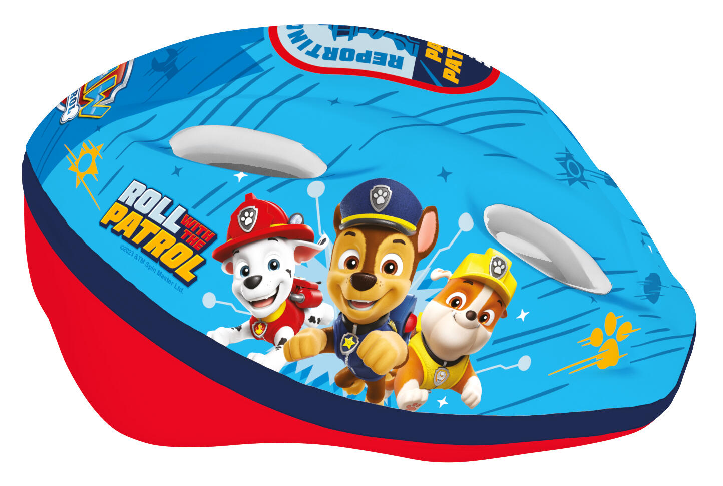 Nickelodeon Kinder Fahrradhelm Paw Patrol Blau Rot 52-56 cm 2/5