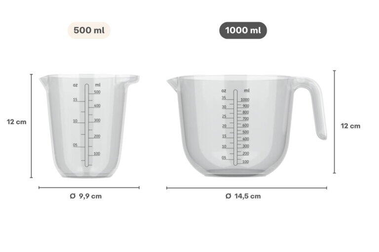 Mepal Chef it 1 l Messbecher - Transparent 3/7