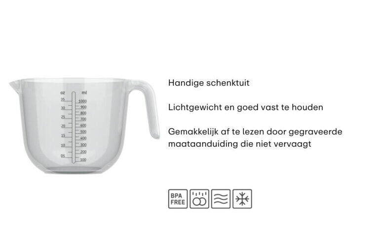 Mepal Chef it 1 l Messbecher - Transparent 2/7