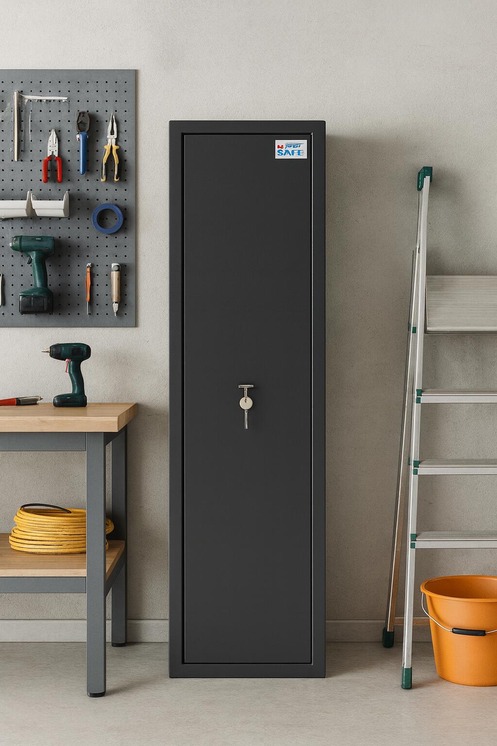 Armoire à fusils Tresorsafe 6 armes avec coffre intérieur 4/5
