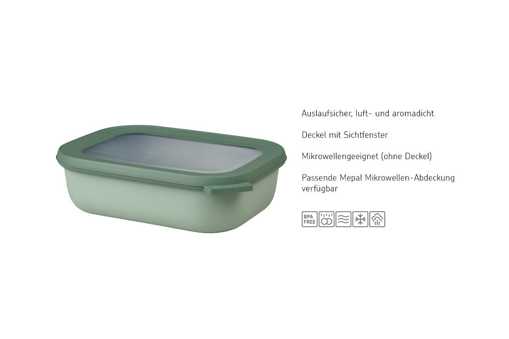 Mepal Cirqula 5.25 l Mikrowellengeschir - Nordic blue 2/6