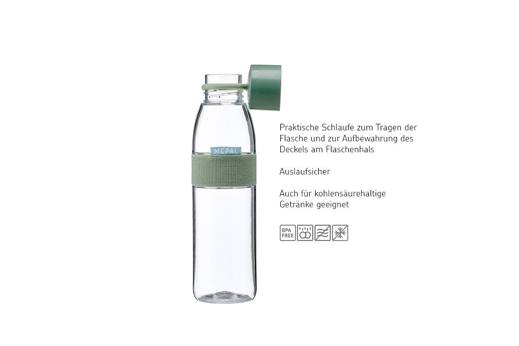 Mepal Ellipse 700 ml Trinkflasche - Nordic sage 2/7