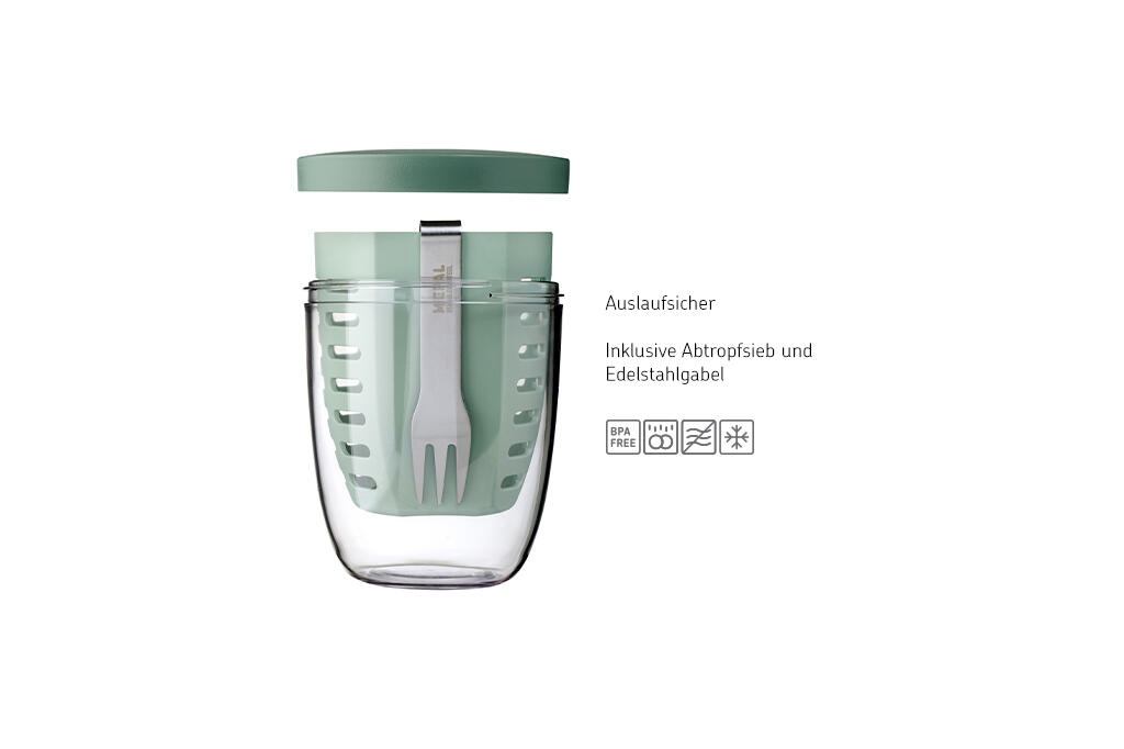 Mepal Ellipse 600 ml Fruitpot - Vivid mauve 2/7