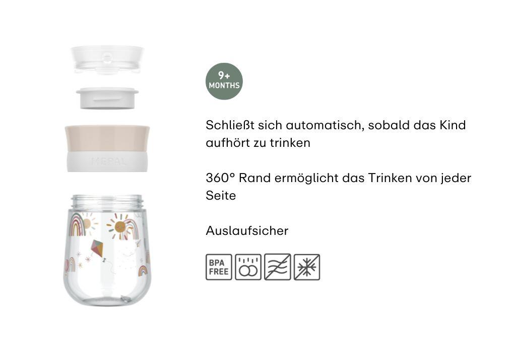 Mepal Mio 300 ml Trinklernbecher 360° - Forest Friends 2/7