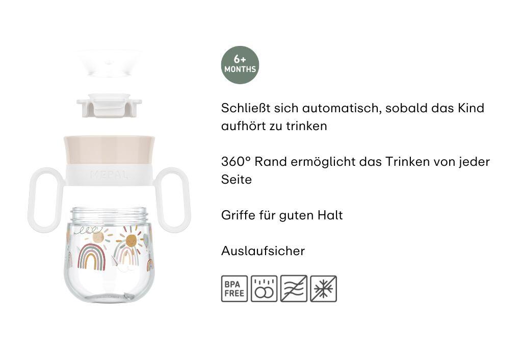 Mepal Mio 200 ml Trinklernbecher 360° - Forest Friends 2/7