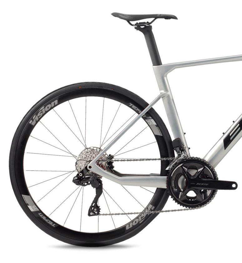 Bicicleta Carretera Bh Rs1 4.0 (2026)gris-negro-verde 3/3