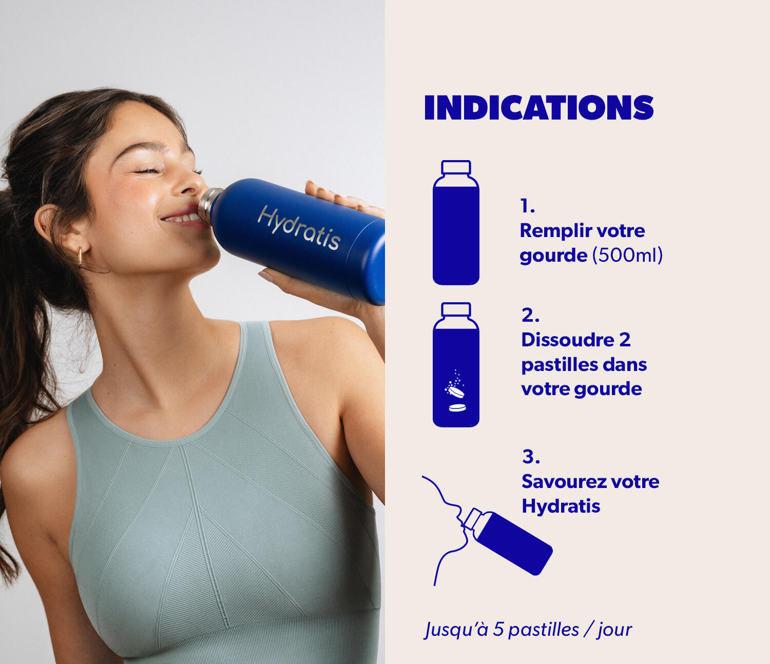 Gourde isotherme Hydratis 3/5