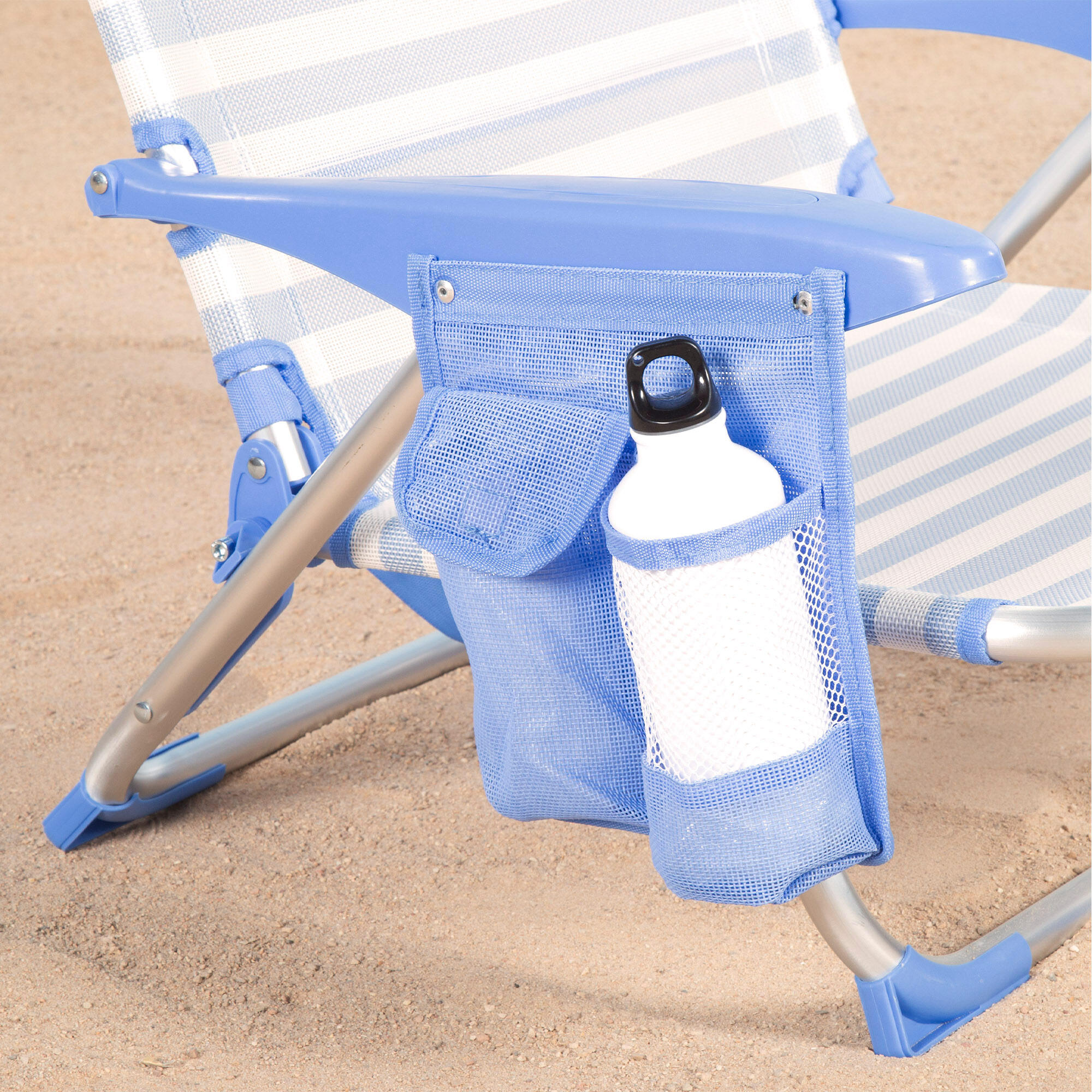 Sedia da spiaggia pieghevole Aktive 51x45x76 cm max. 110 kg 4 posizioni 6/7
