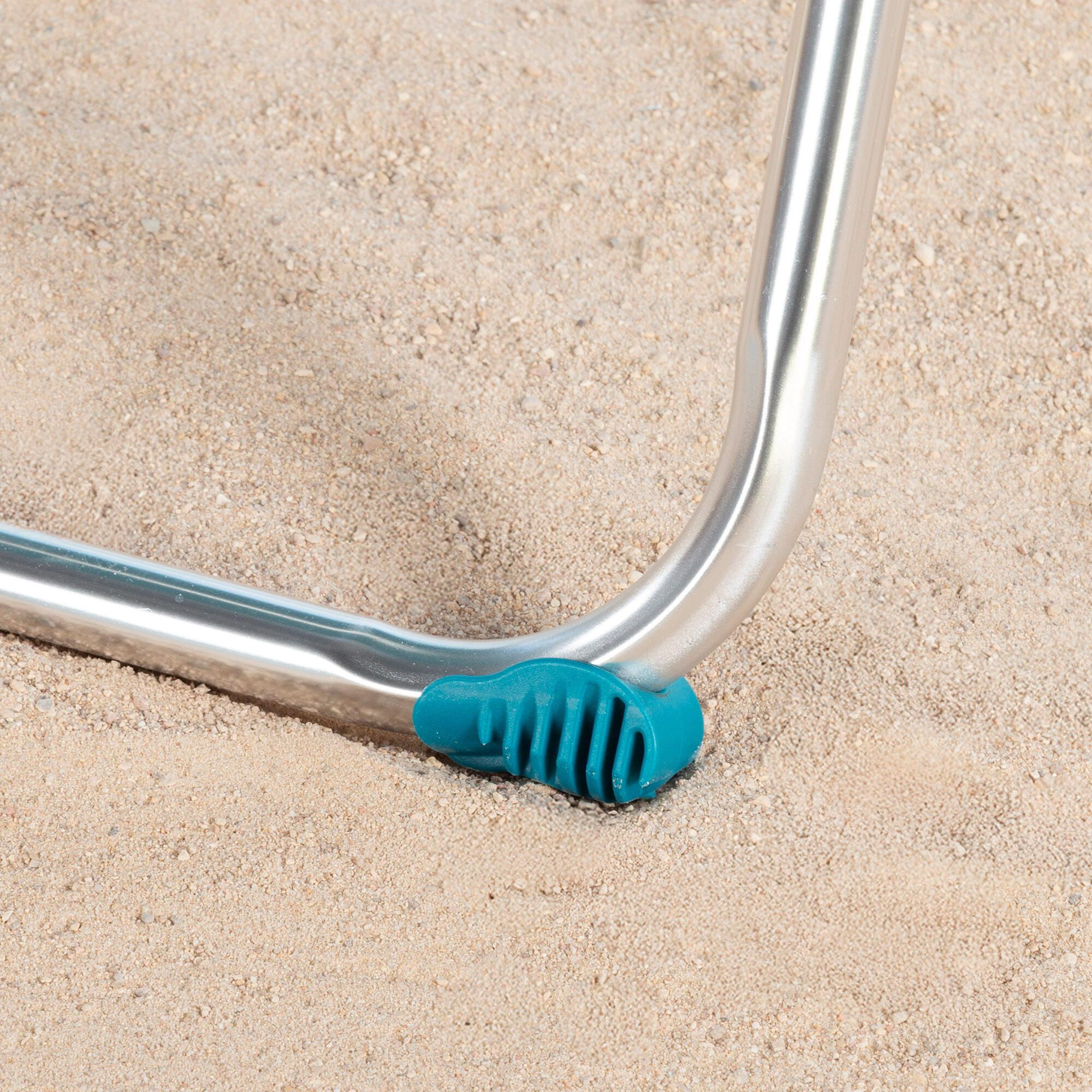 Sedia da spiaggia pieghevole con fermi antiribaltamento 6/7