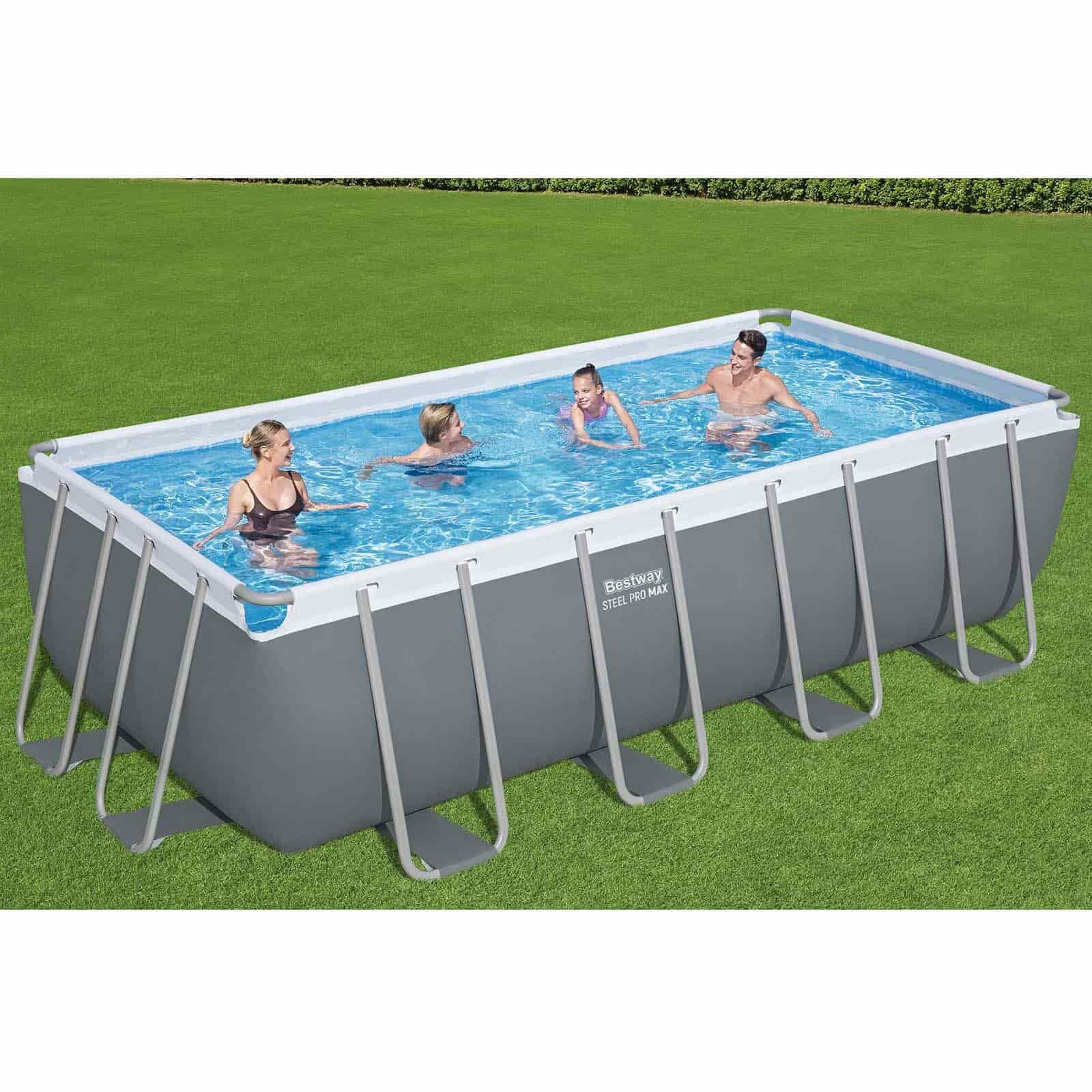 Piscina Bestway Steel Pro Max  488 x 244 x 122 cm Filtro Areia de 3.596 l/h 2/7