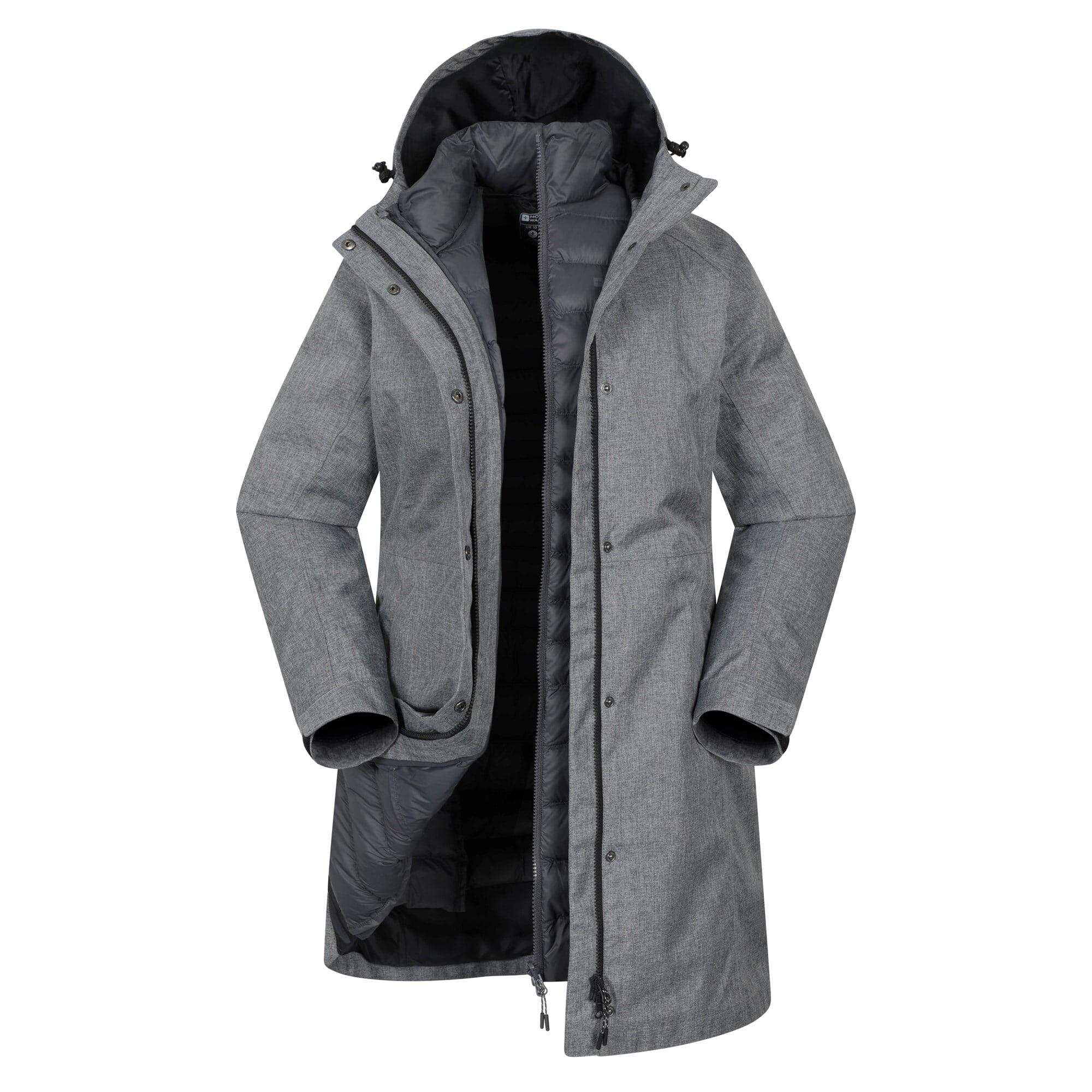 Mountain Warehouse Veste longue 3 en 1 femme Alaskan - Imperméable et chaude 6/7