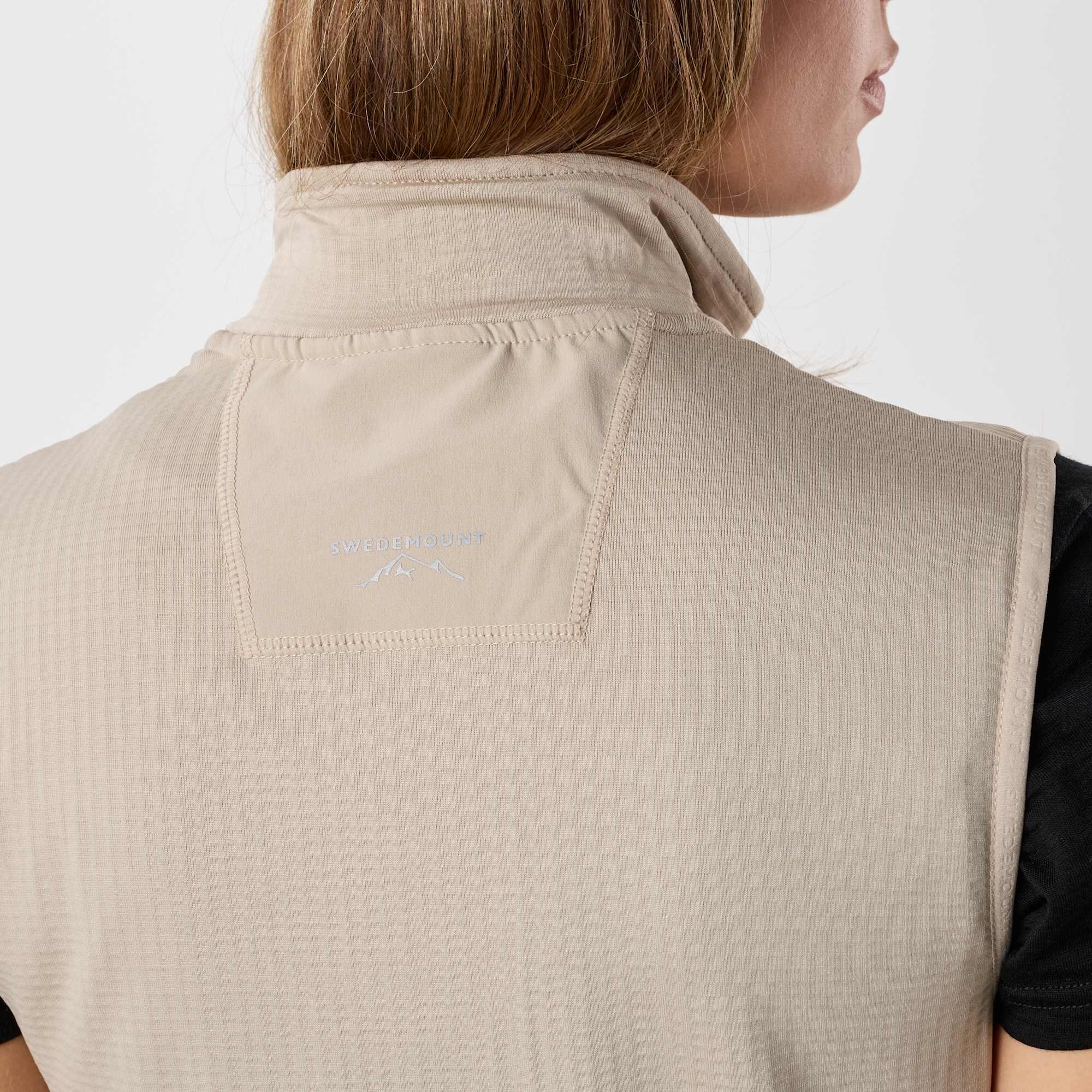 Chaleco outdoor senderismo mujer transpirable Trondheim Midlayer Full Zip Vest 7/7