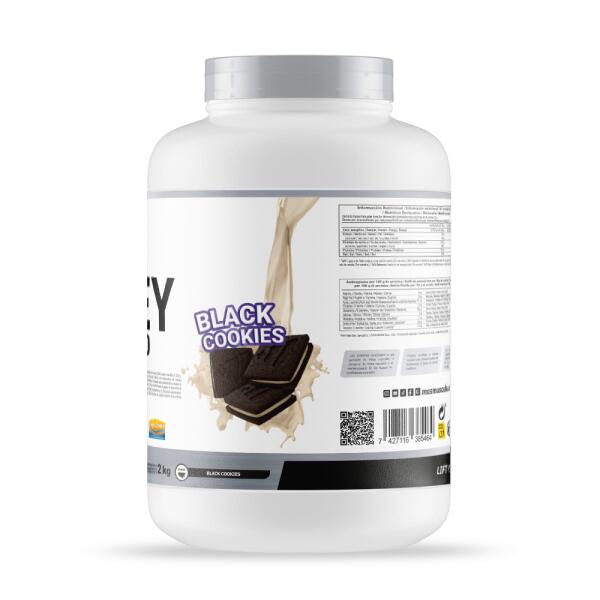 Whey Protein80 - 2 Kg Black Cookies MASMUSCULO 3/6