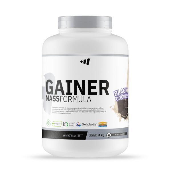 Formuła Gainer MASS - 3 kg Czarne ciasteczka MASMUSCULO