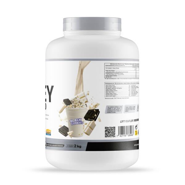 Whey Protein 80 Jurassic White Choc 500g, Proteine Del Siero Di Latte Con Lacprodan, Aiuta La Crescita Muscolare, MM Supplements