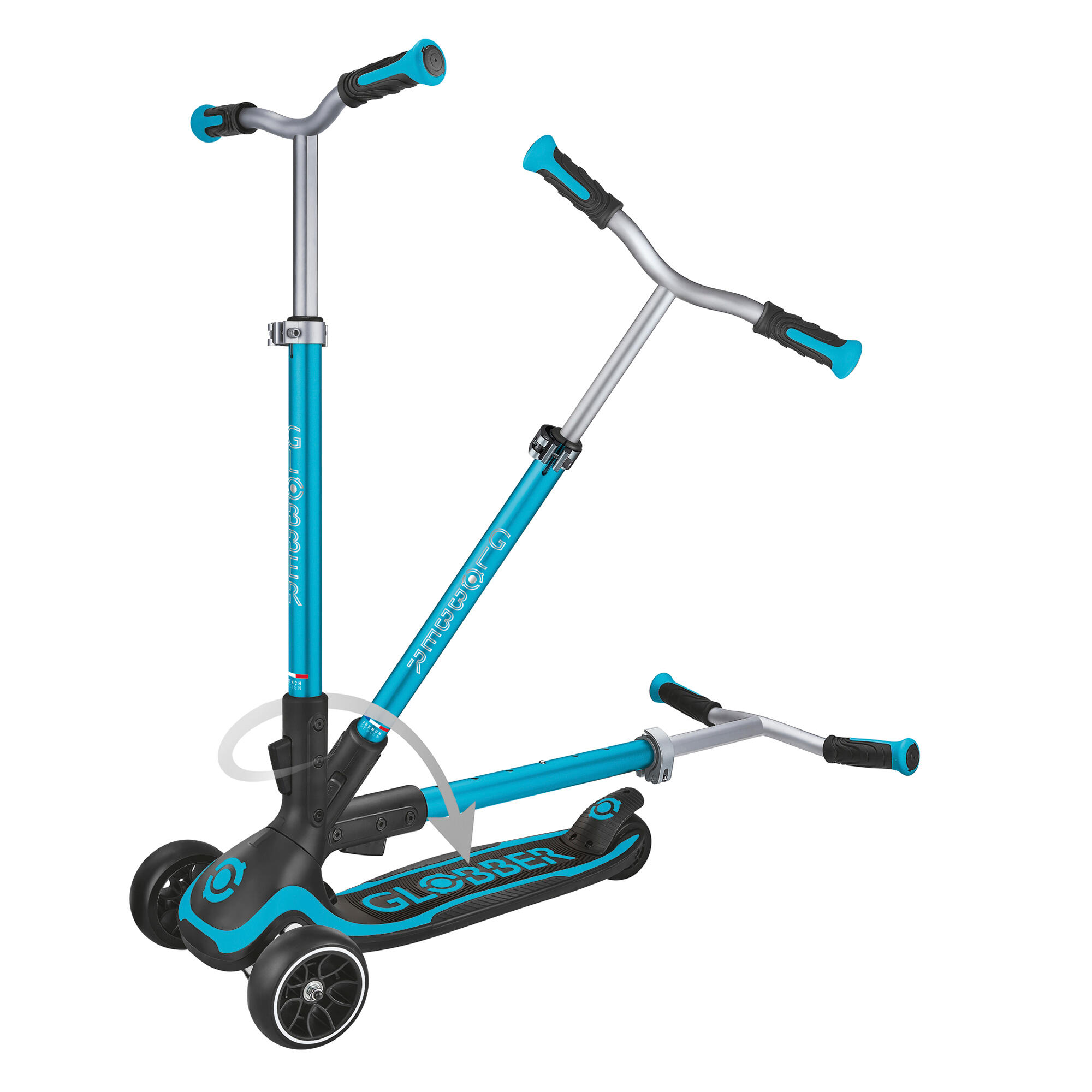 Patinete ULTIMUM de 3 ruedas evolutivo - Azul Aqua 3/14