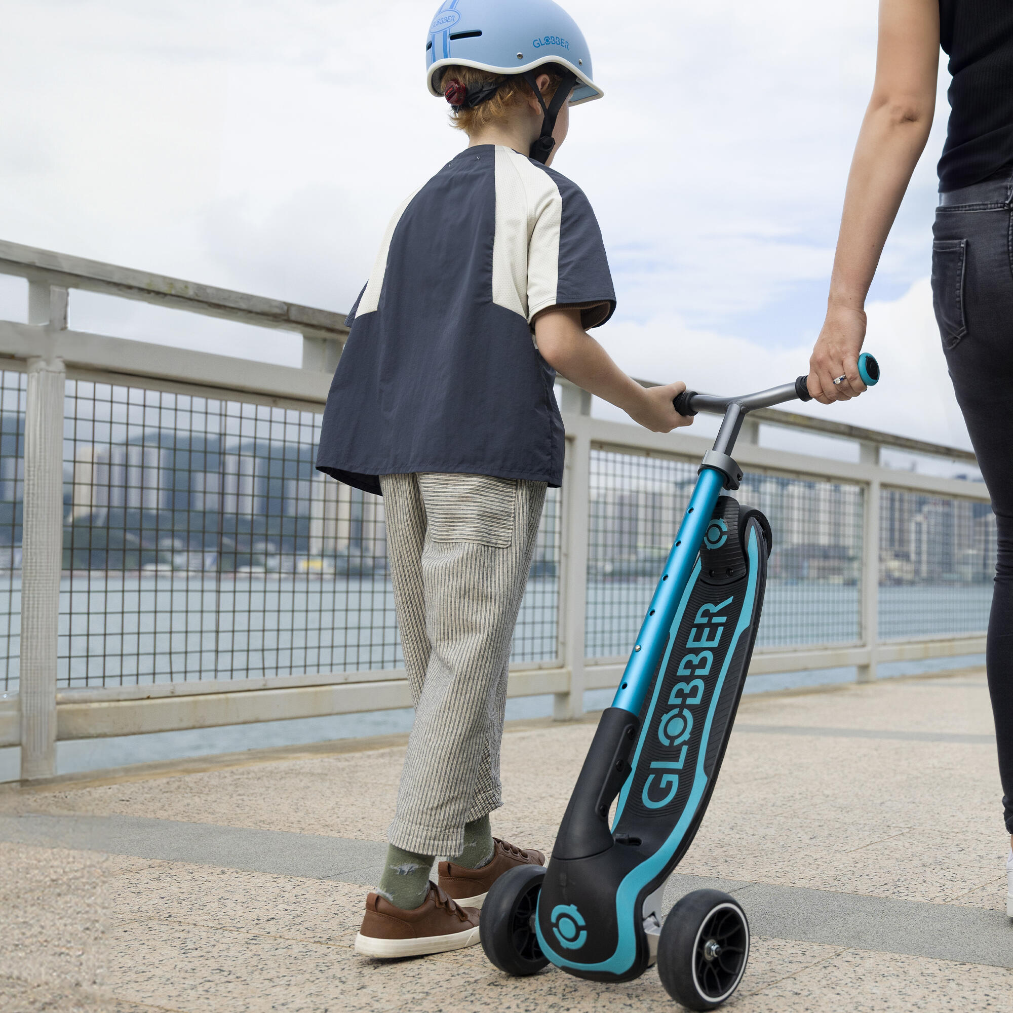 Patinete ULTIMUM de 3 ruedas evolutivo - Azul Aqua 6/14