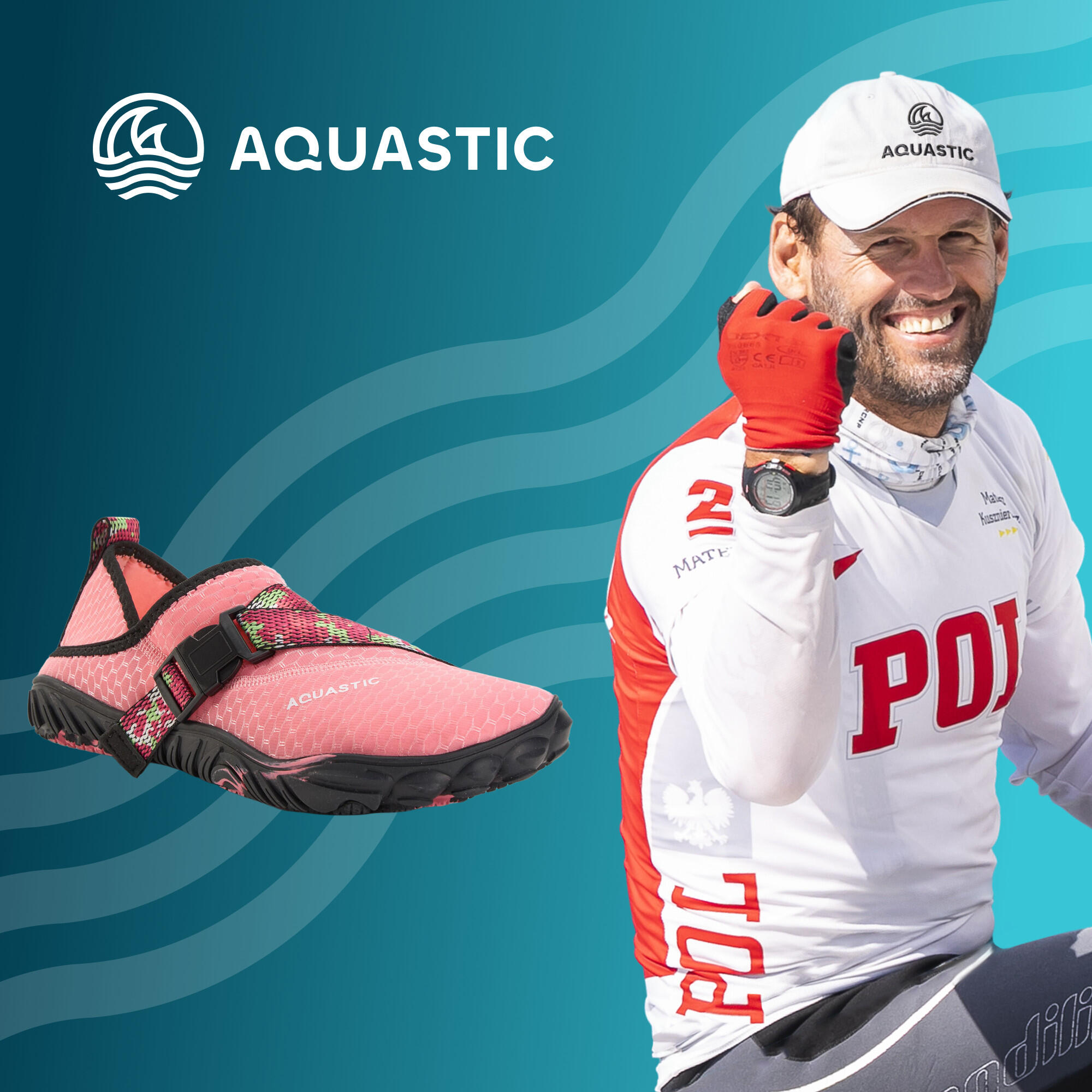 AQUASTIC Gatun scarpe da acqua da donna 2/7
