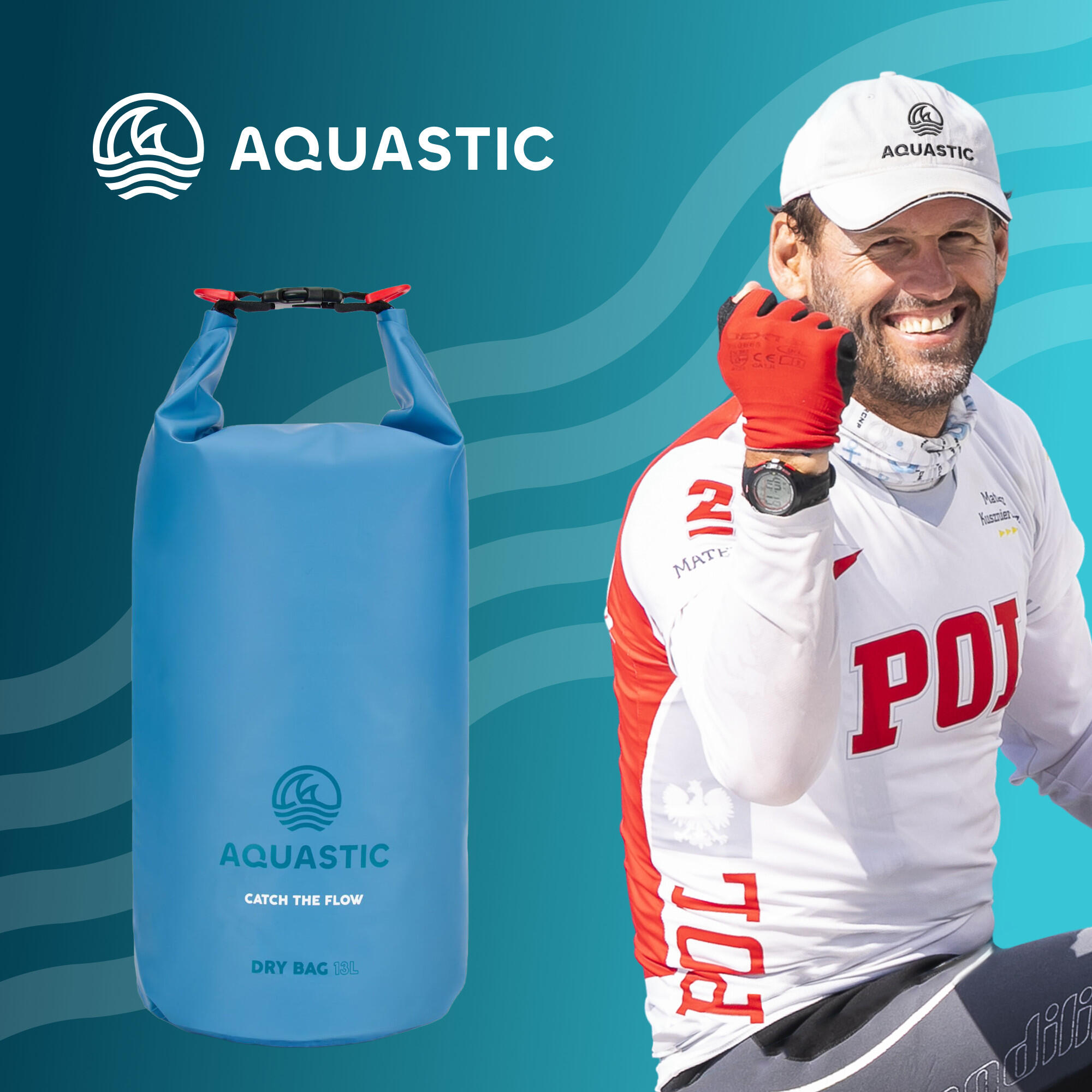 Sac étanche AQUASTIC Dry Bag 13 l 2/7