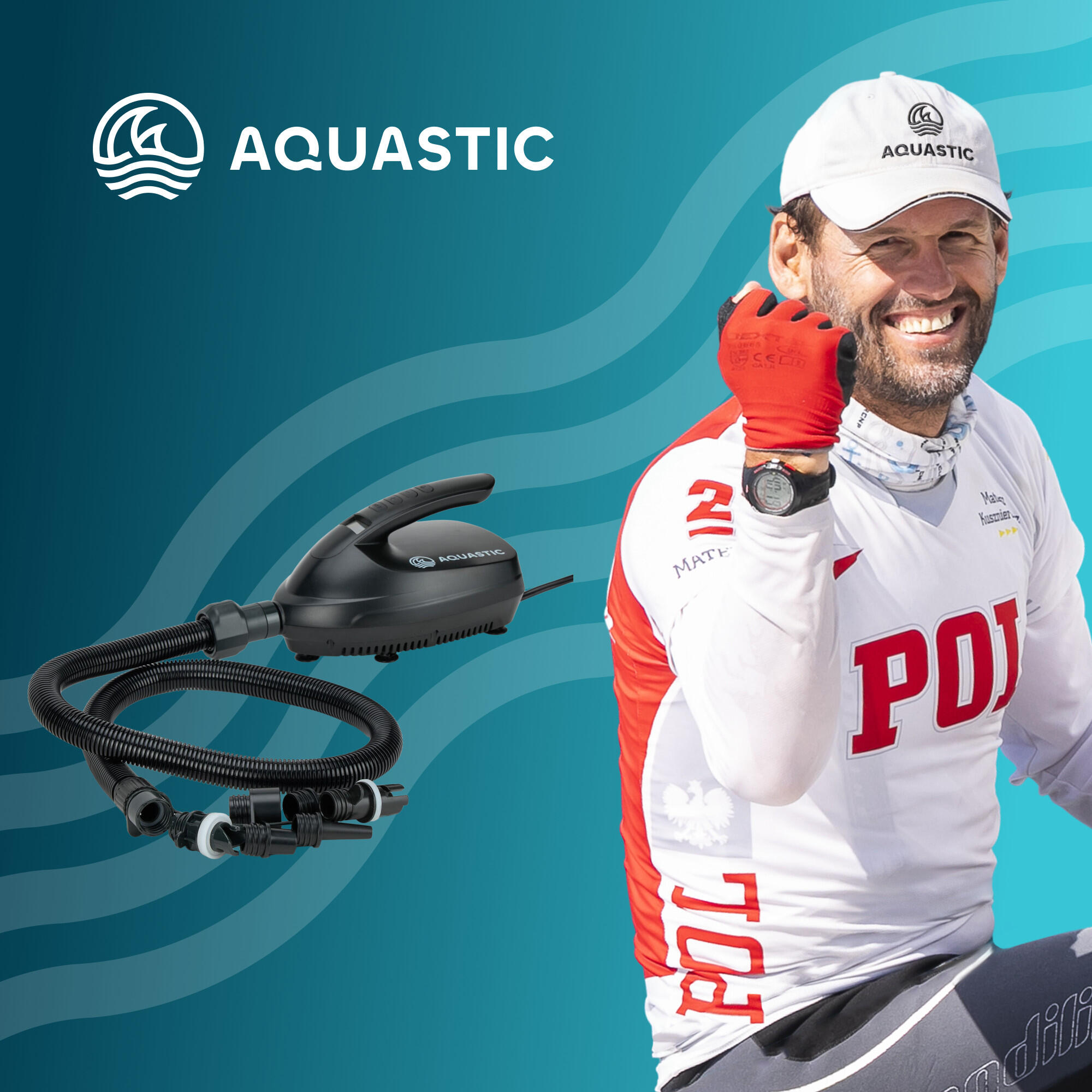 Bomba elétrica AQUASTIC Aire 16 PSI 2/7