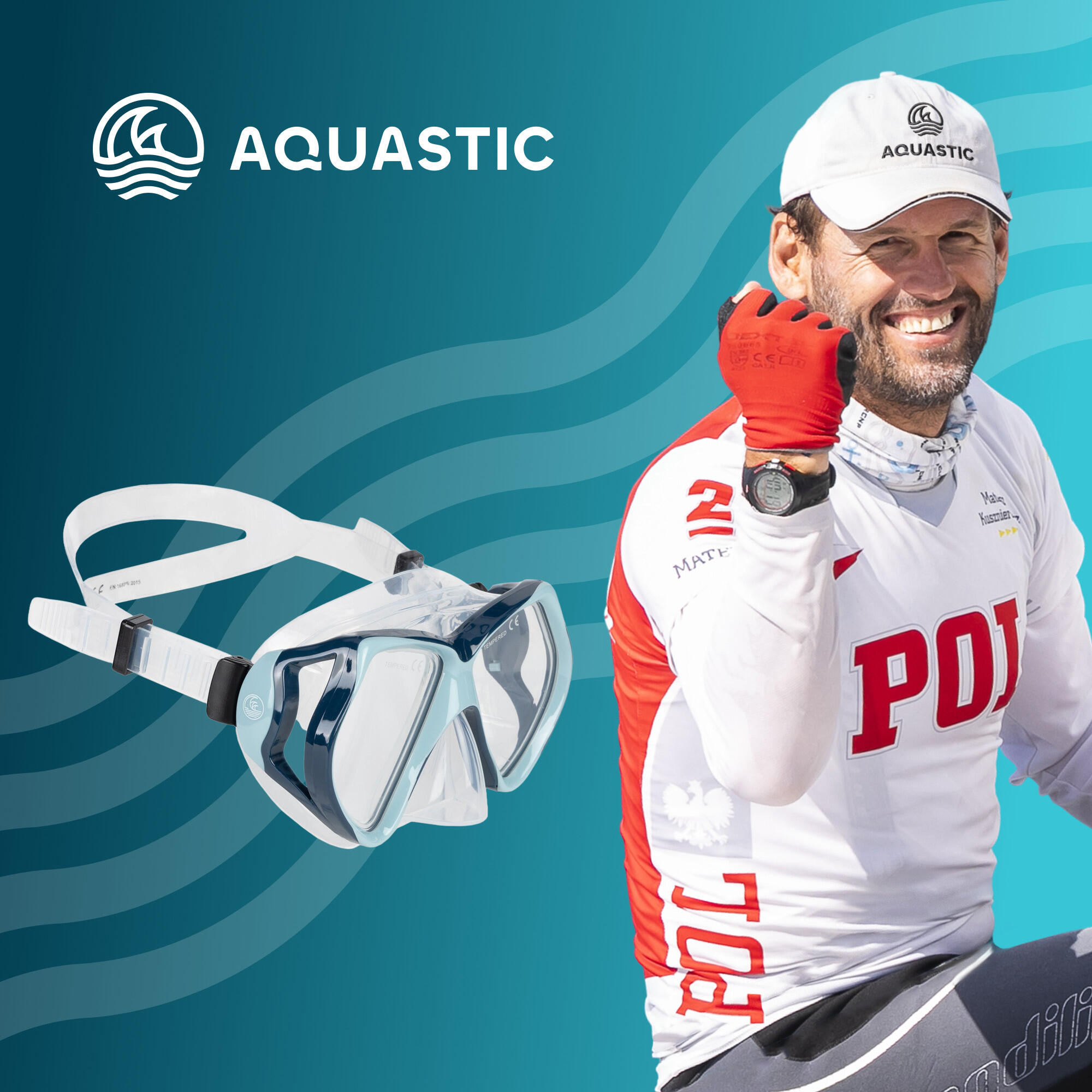 Máscara de snorkel AQUASTIC Shoal 2/7