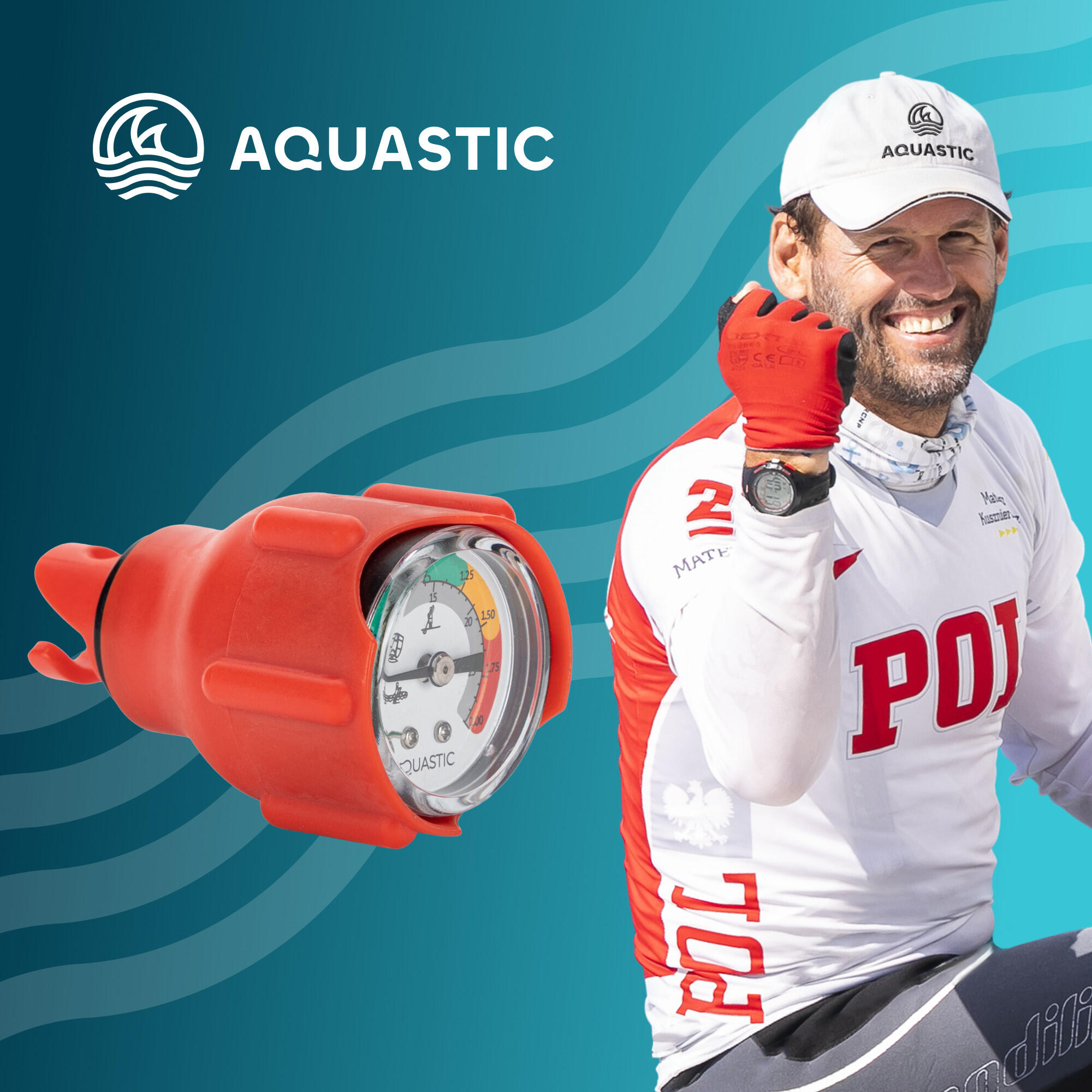 Manomètre de planche AQUASTIC SUP 2/7