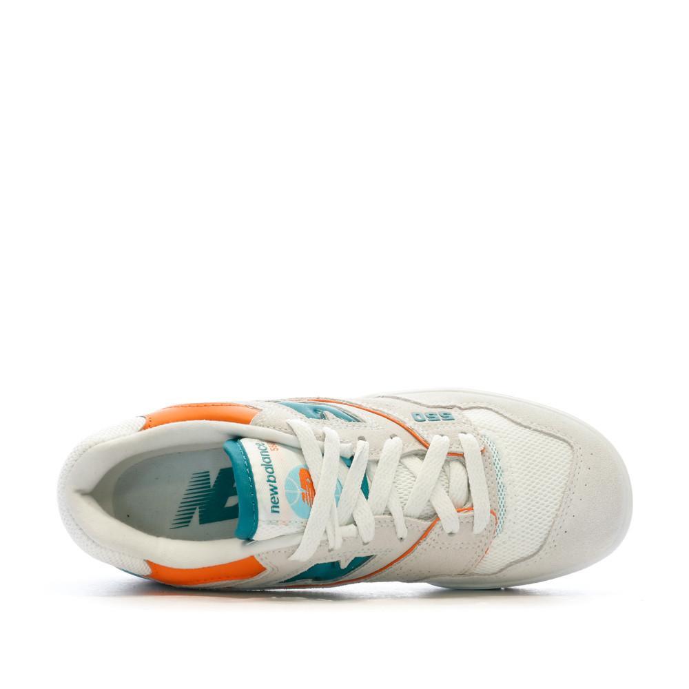 Baskets Beige/Orange Femme New Balance Bb550 4/7