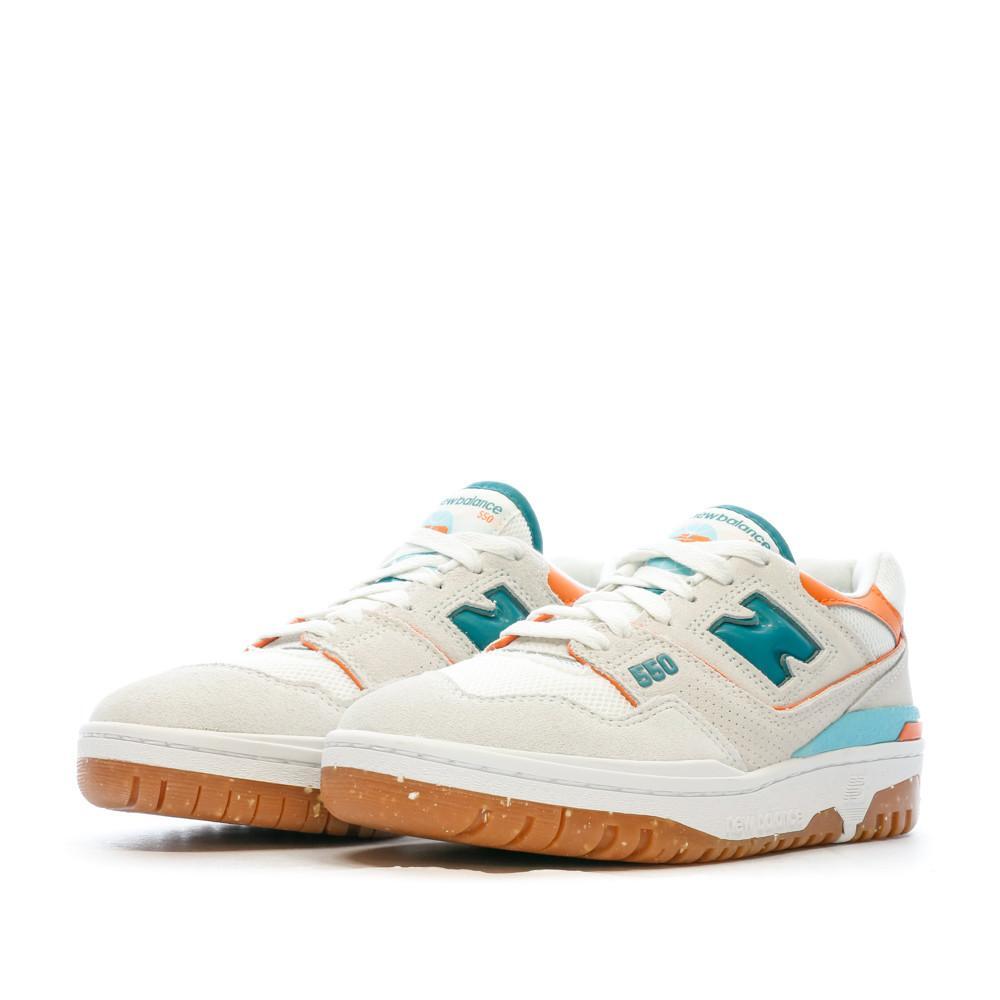 Baskets Beige/Orange Femme New Balance Bb550 6/7