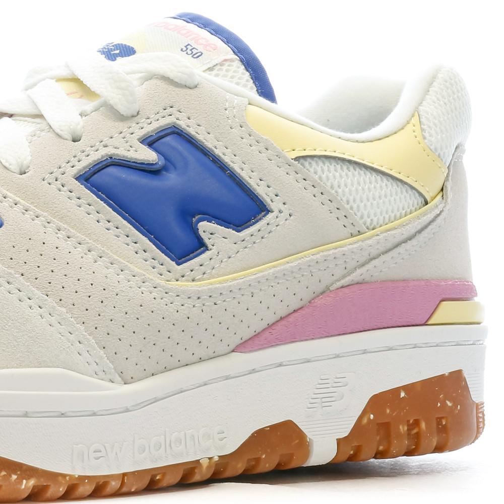 Baskets Beige/Bleu Femme New Balance Bb550 7/7