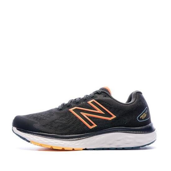 Zapatillas Running New Balance 680v7 Hombre Negras/Naranjas