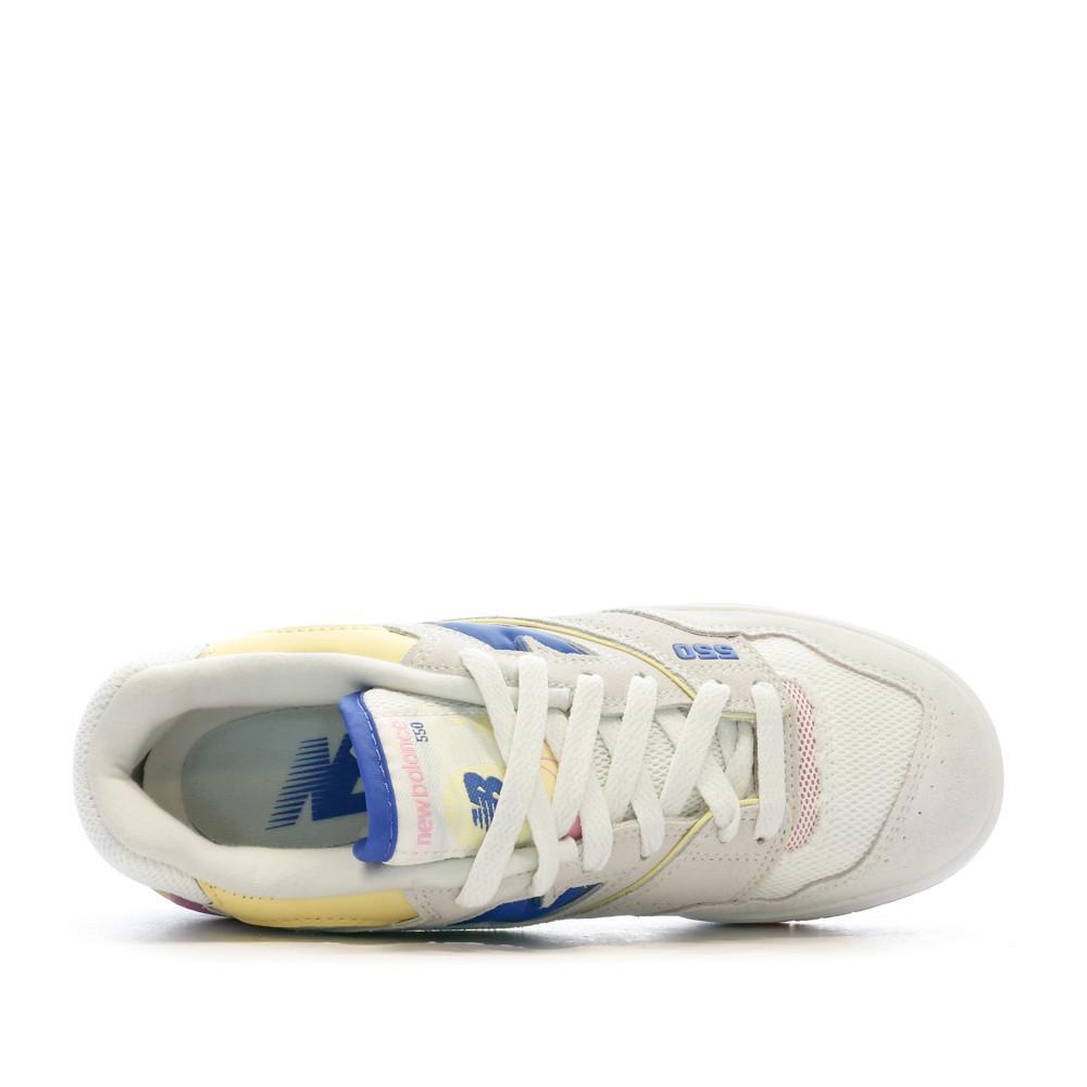 Baskets Beige/Bleu Femme New Balance Bb550 4/7