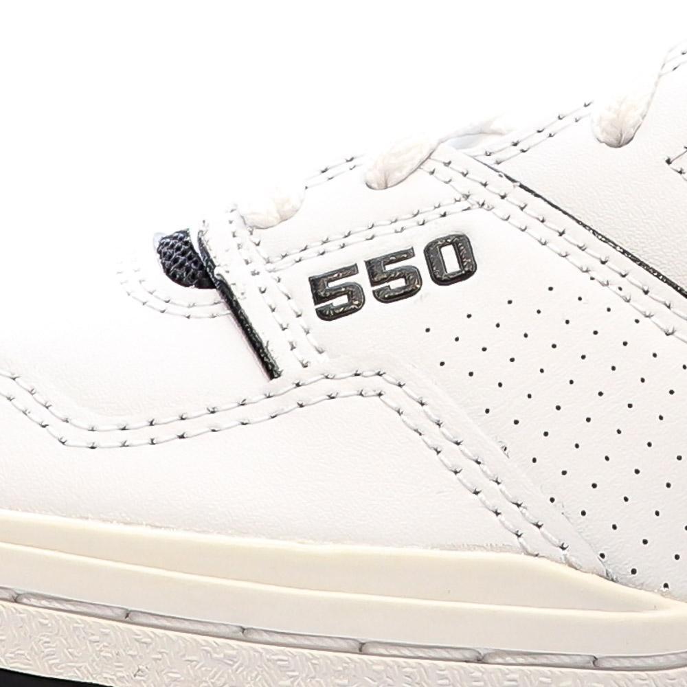 Sneakers New Balance 550 Bianche e Nere da Uomo 7/7