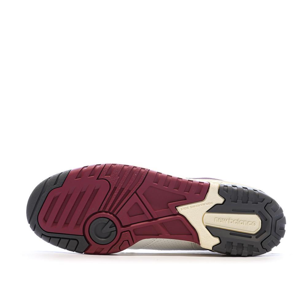 Baskets Ecru/Prune Homme New Balance Bb550 5/7