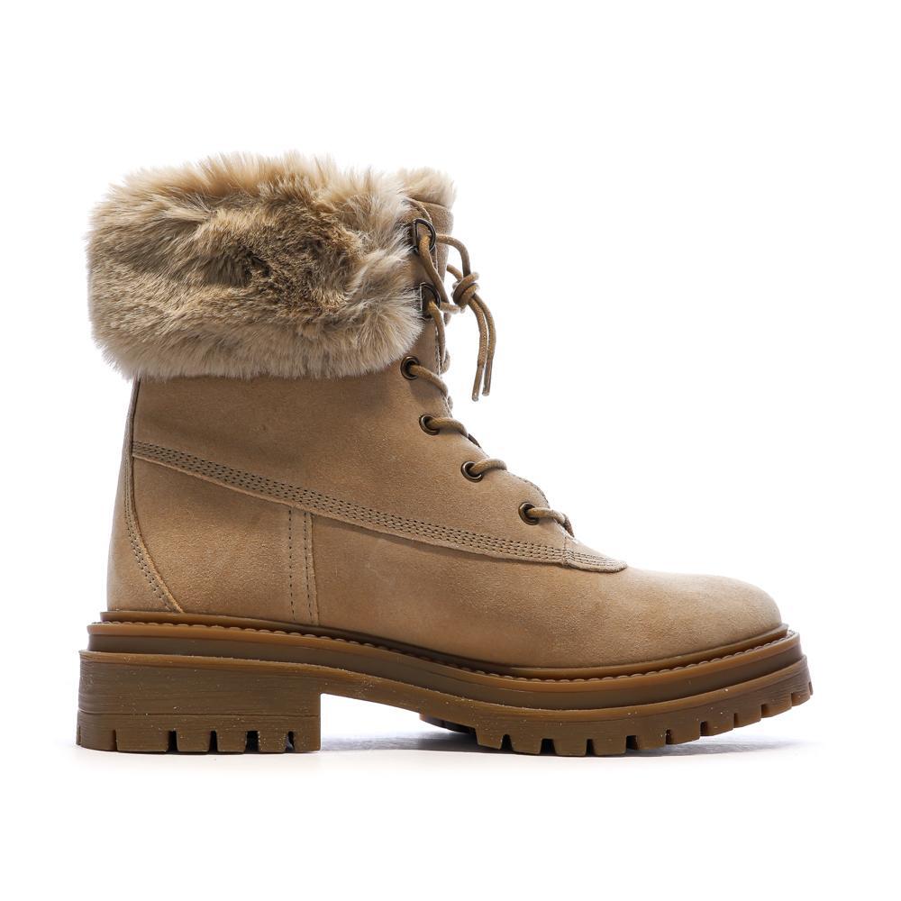Geox Iridea T Bruine Enkellaarsjes voor Dames 2/7