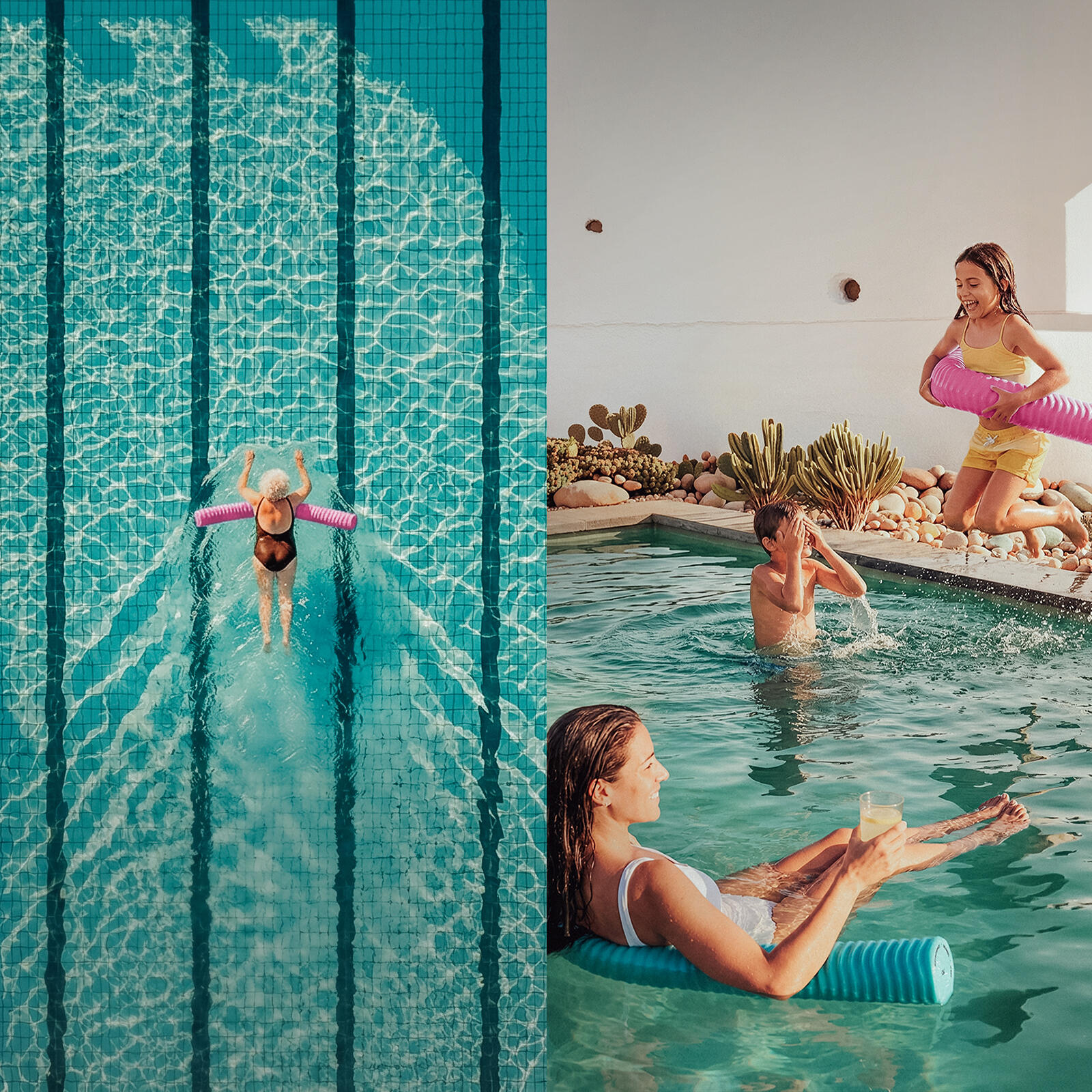 Frite De Piscine Al Dente 150N Haute Flottabilité - Enfants & Adultes 3/6