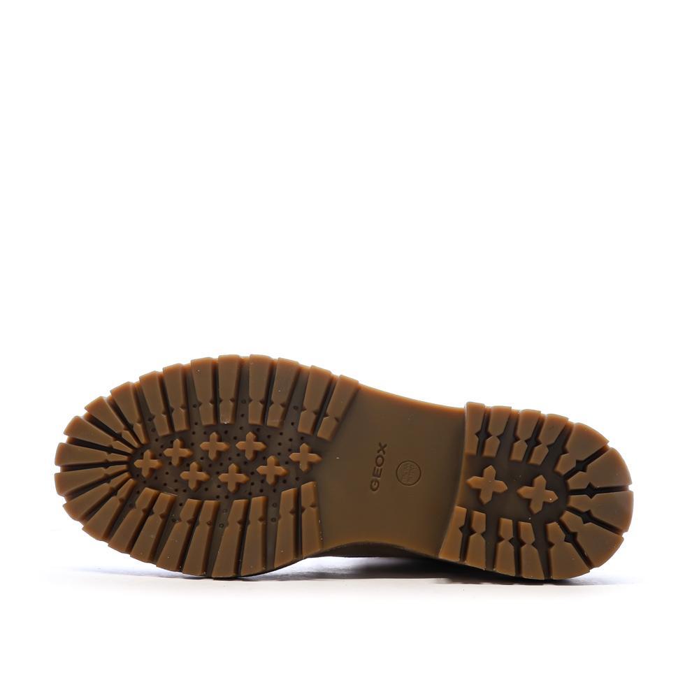 Geox Iridea T Bruine Enkellaarsjes voor Dames 4/7