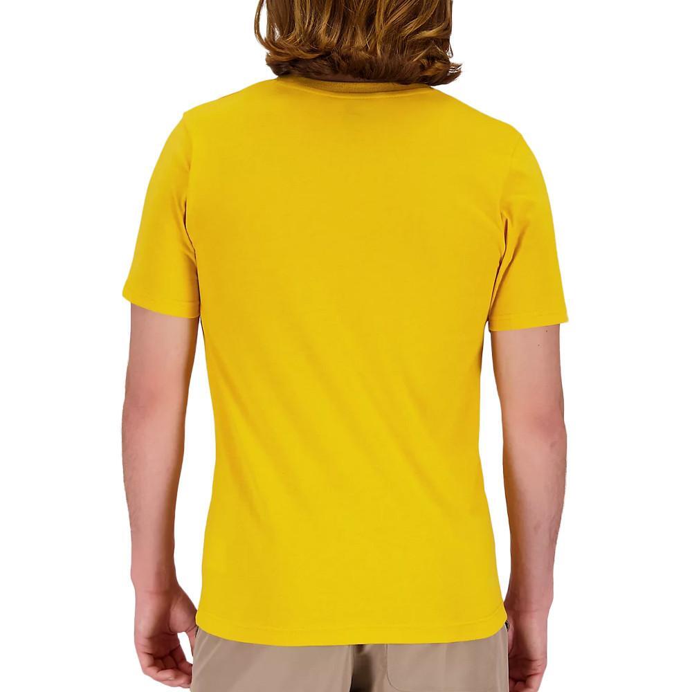 T-shirt Uomo Gialla New Balance Core 2/4