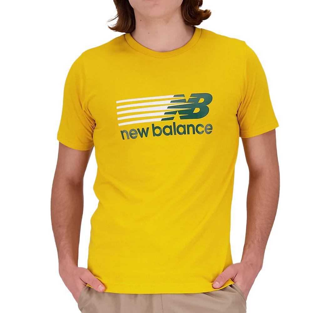 New Balance Men's Core Yellow T-Shirt