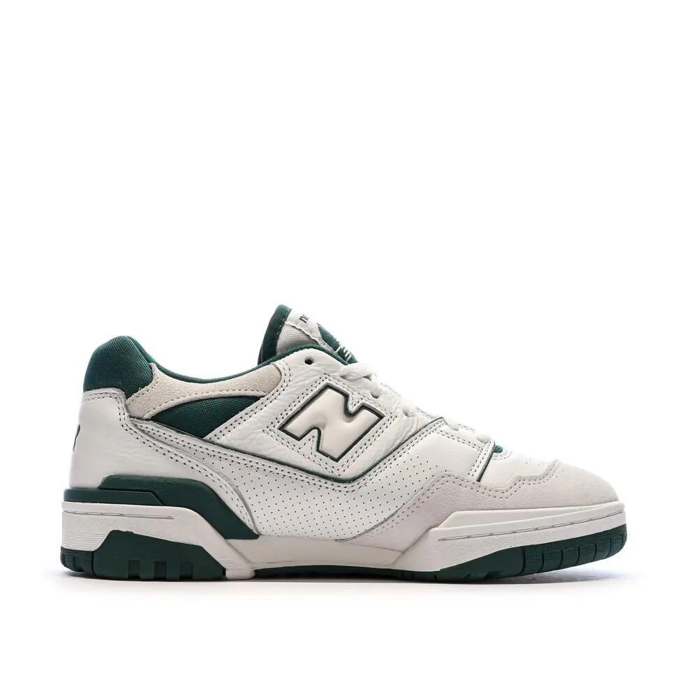 Baskets Blanches/Vertes Homme New Balance BB550 2/7