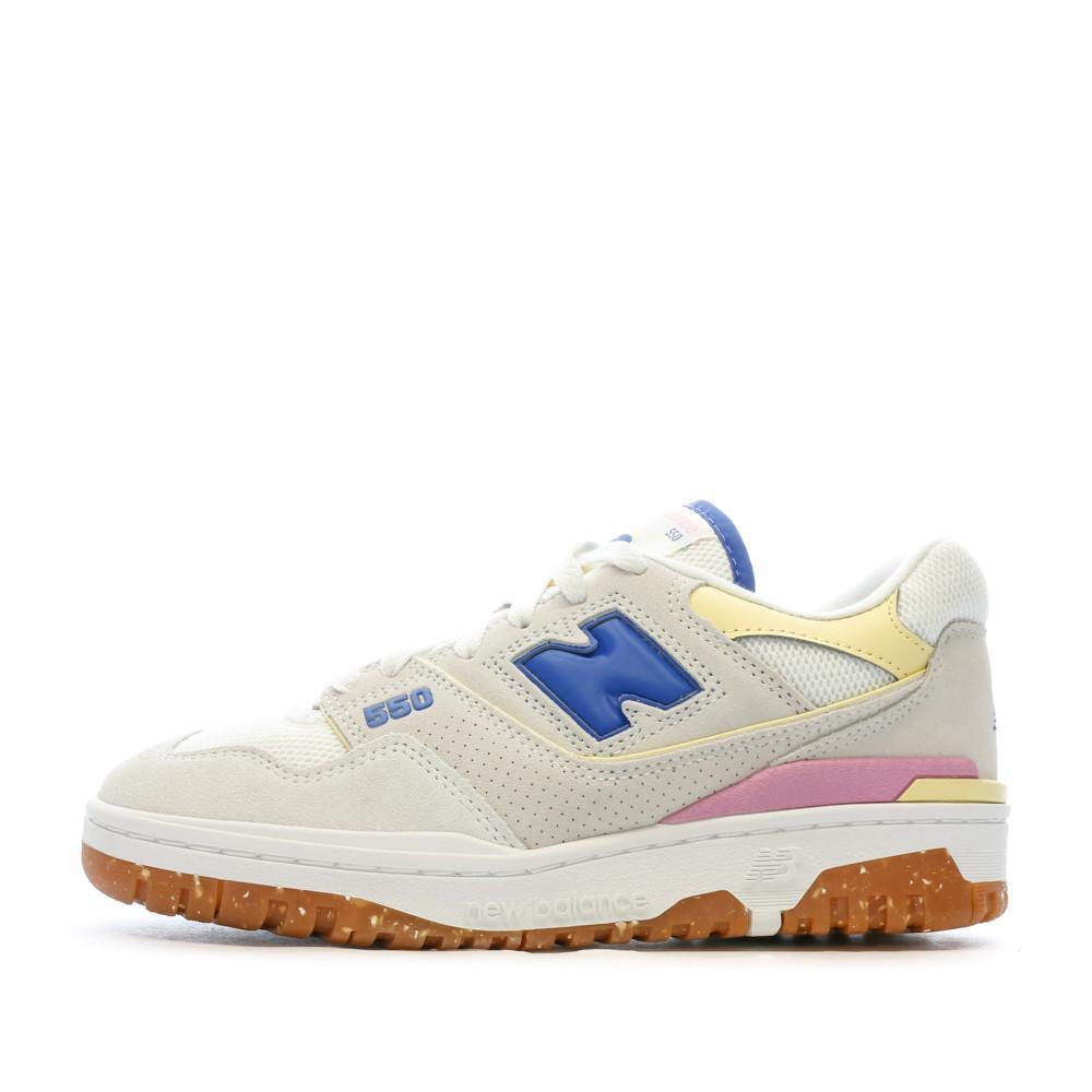 New Balance BB550 Women's Beige & Blue Trainers