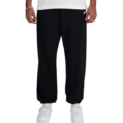 New balance pantaloni french terry jogger uomo