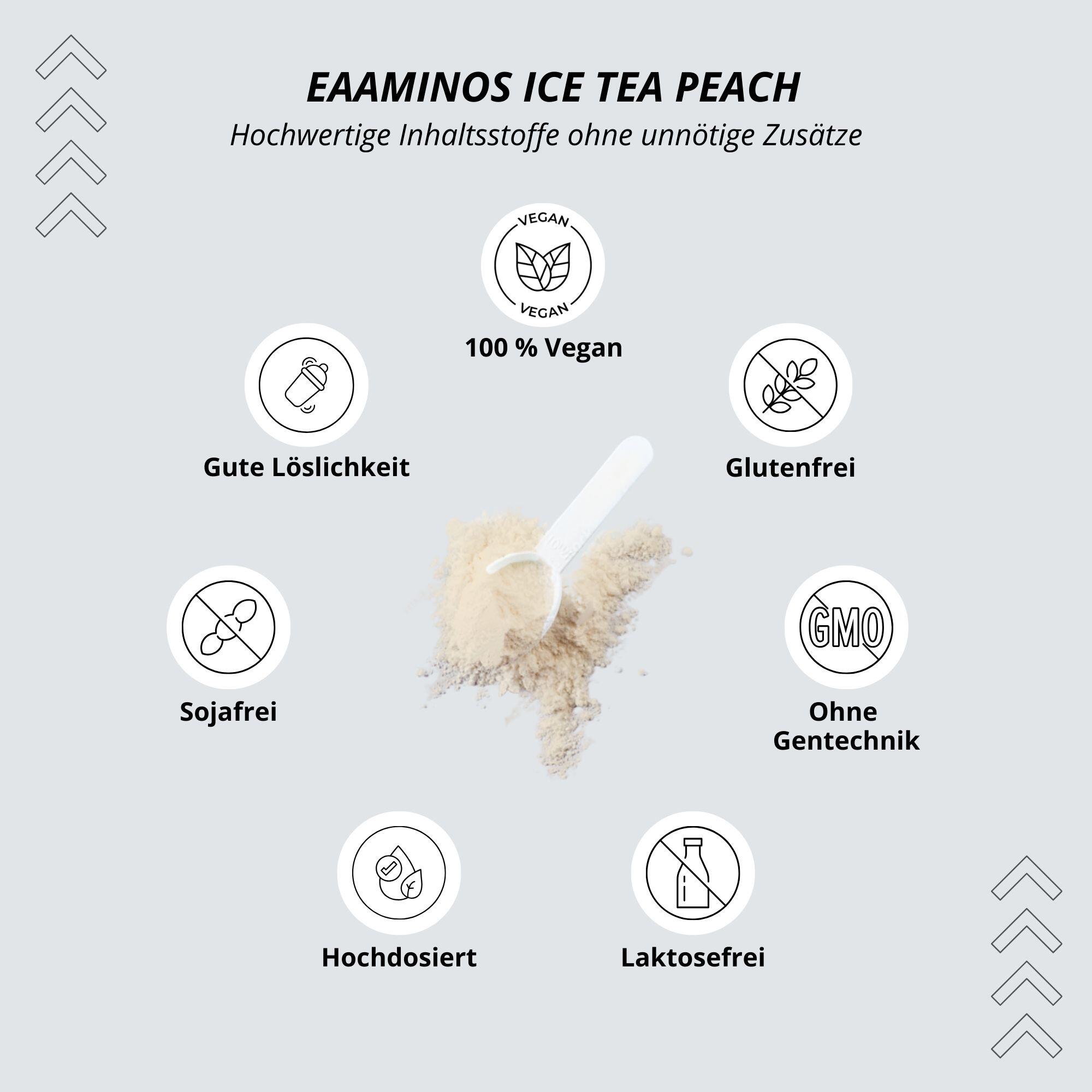 EAA Instant Powder 500 g - Té helado de melocotón 4/5