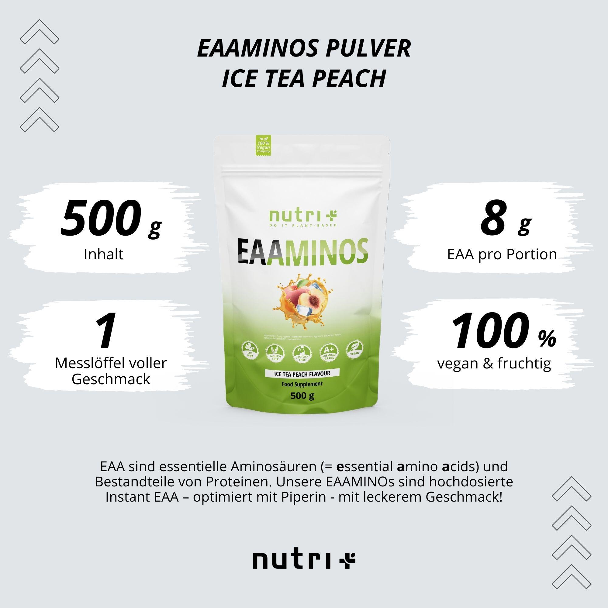 EAA Instant Powder 500 g - Té helado de melocotón 3/5